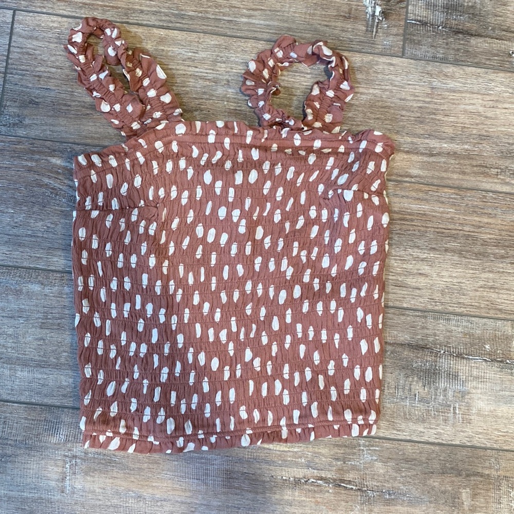 NWT. Abercrombie Ruched Top.